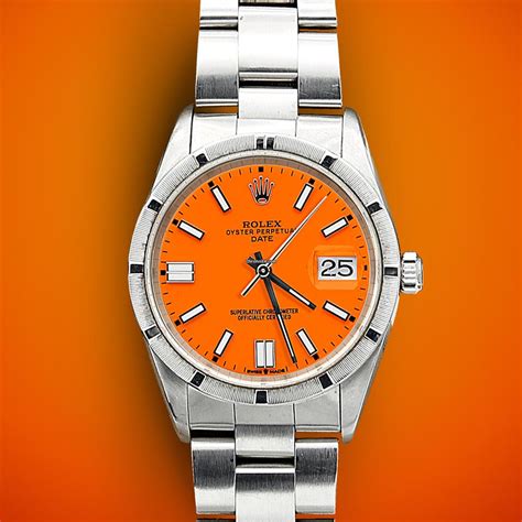 rolex orange dial.